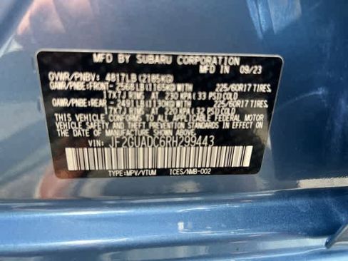 Used 2024 Subaru Crosstrek 2.0i Premium AWD/4WD image 16