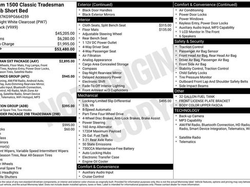 New 2023 RAM 1500 Tradesman w/ Tradesman SXT Package image 35
