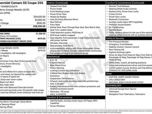 Used 2011 Chevrolet Camaro SS w/ RS Package RWD image 46