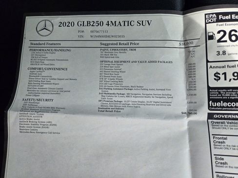 Used 2020 Mercedes-Benz GLB 250 4MATIC image 64