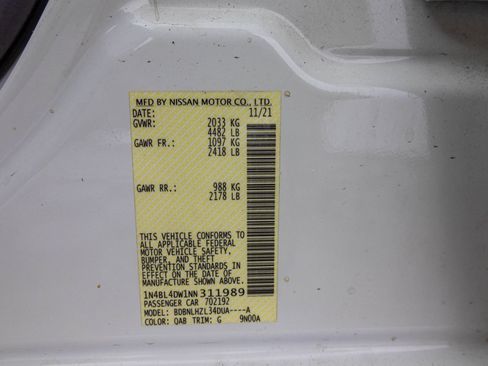 Used 2022 Nissan Altima 2.5 SV AWD/4WD image 51