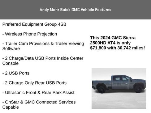Used 2024 GMC Sierra 2500 AT4 w/ AT4 Premium Plus Package AWD/4WD image 14