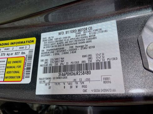 Used 2018 Ford Fusion SE w/ Fusion SE Technology Package FWD image 31