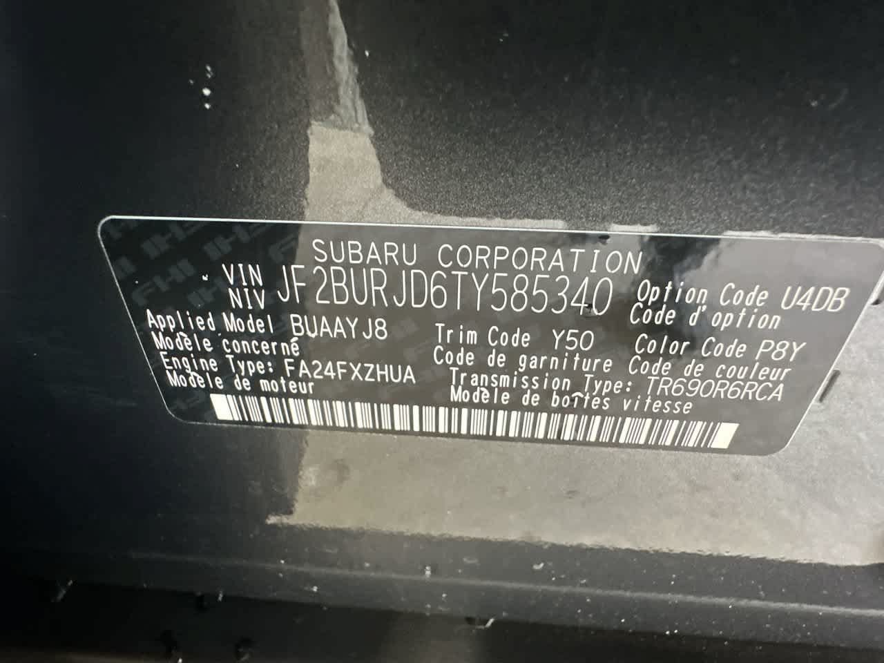 New 2026 Subaru Outback Touring XT AWD/4WD image 29