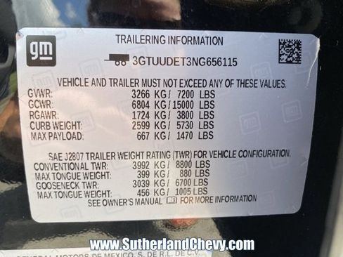 Used 2022 GMC Sierra 1500 SLT w/ SLT Premium Plus Package image 59