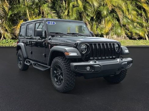 Used 2021 Jeep Wrangler Unlimited Sport AWD/4WD image 2