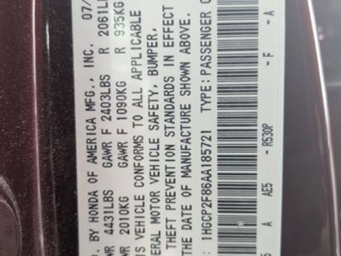 Used 2010 Honda Accord EX-L image 15