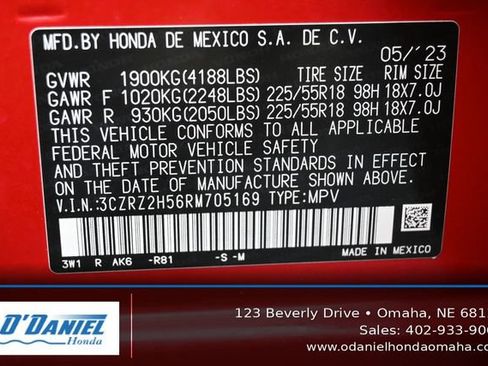 Used 2024 Honda HR-V Sport image 44