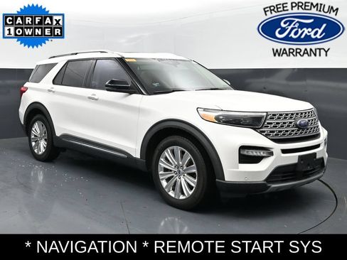 Used 2021 Ford Explorer Limited w/ Hybrid Equipment Group 310A RWD image 4