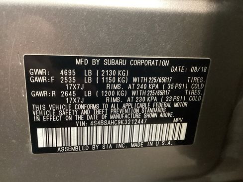 Used 2019 Subaru Outback 2.5i Premium w/ Popular Package #2 image 16