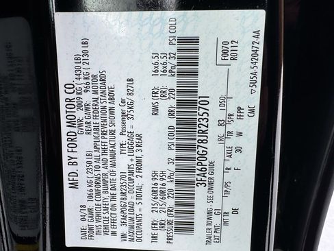 Used 2018 Ford Fusion S image 8