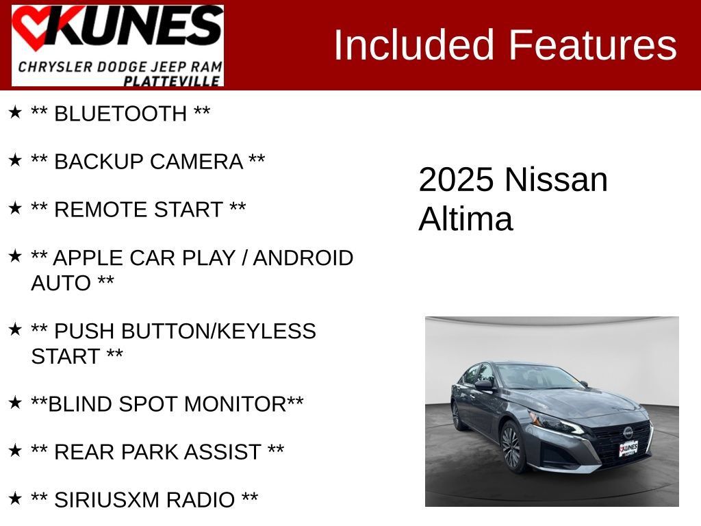 Used 2025 Nissan Altima 2.5 SV FWD image 2