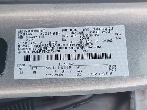 New 2026 Ford F150 STX w/ Equipment Group 200A image 11