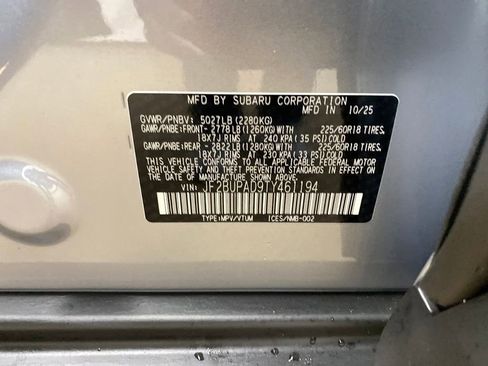 New 2026 Subaru Outback Premium image 24