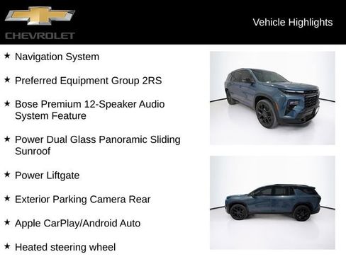 Certified 2025 Chevrolet Traverse RS w/ LPO, Floor Liner Package image 5