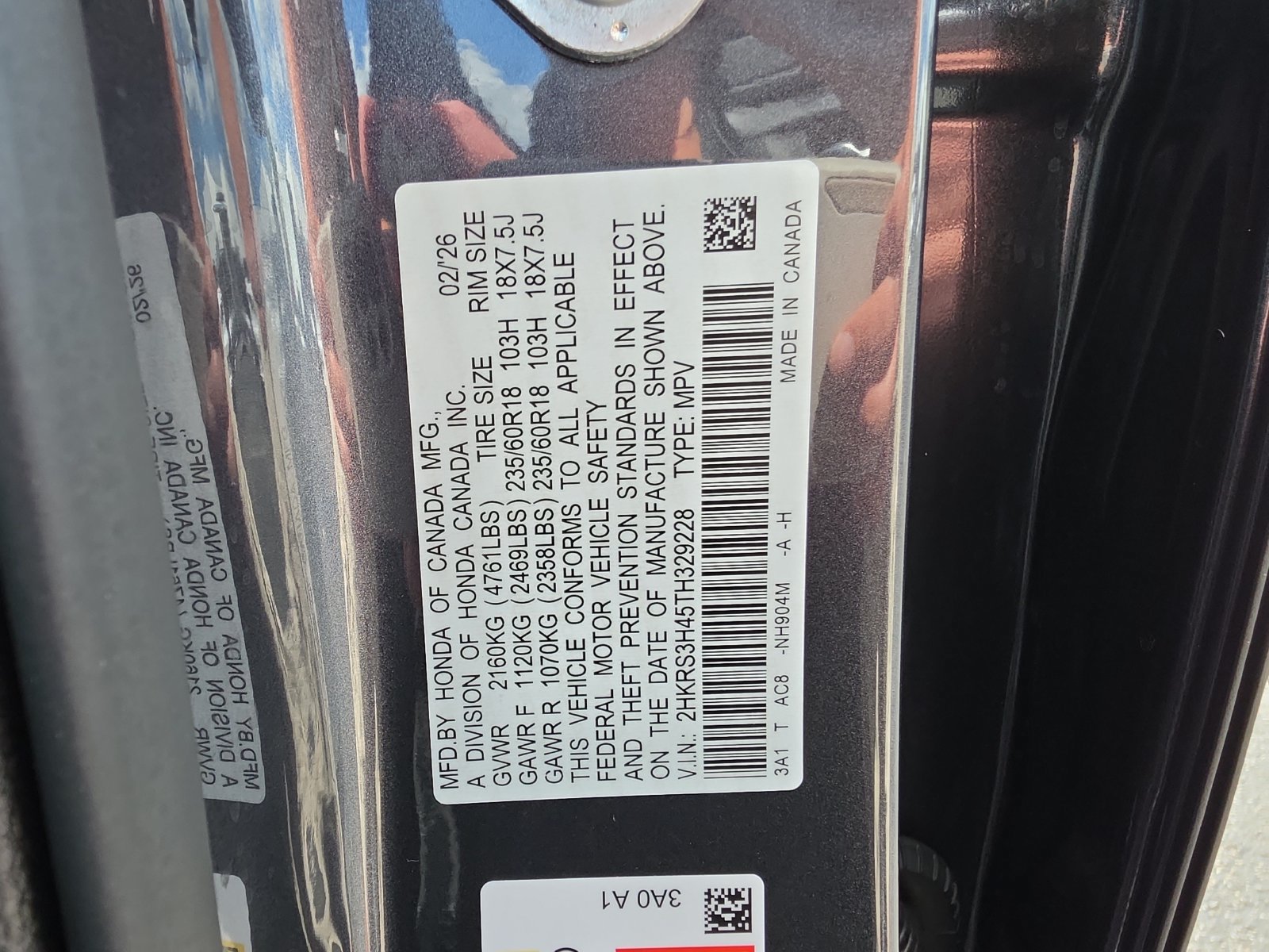 Certified 2026 Honda CR-V EX image 31
