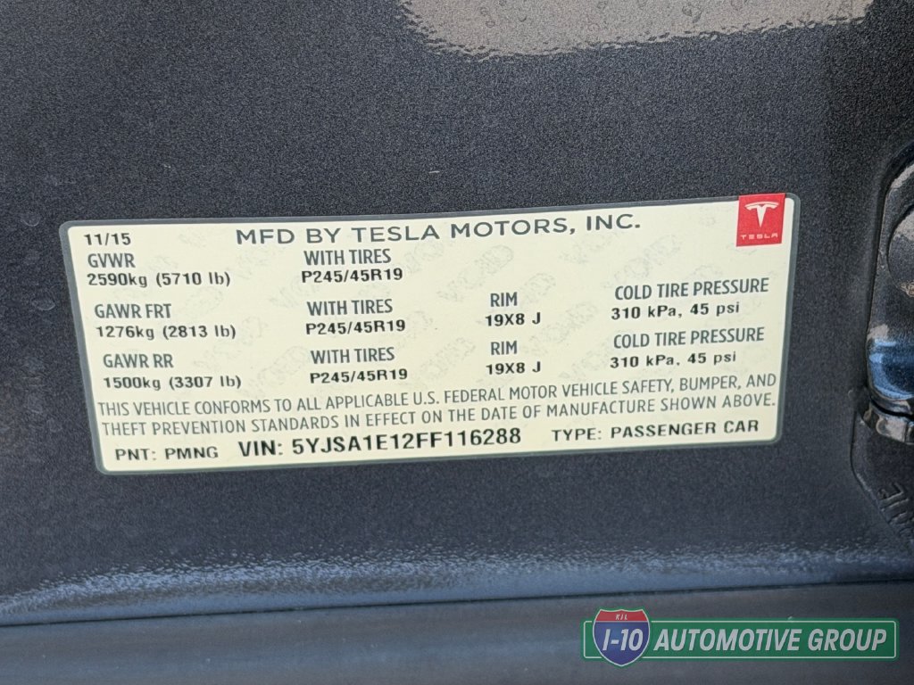 Used 2015 Tesla Model S 70 RWD image 33
