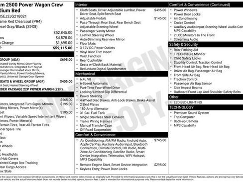 Used 2018 RAM 2500 Power Wagon w/ Luxury Group image 35