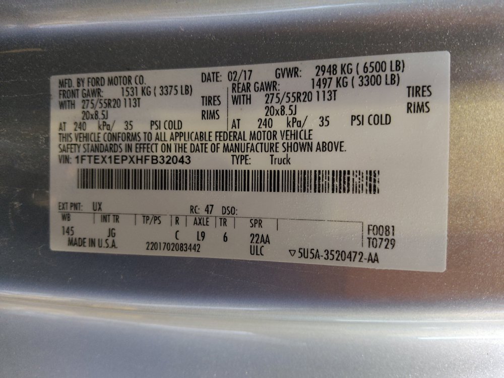 Used 2017 Ford F150 XL w/ Equipment Group 101A Mid AWD/4WD image 33