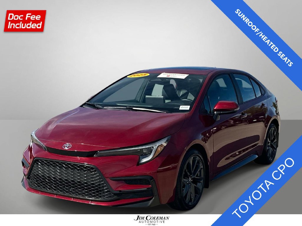 Certified 2025 Toyota Corolla XSE FWD image 1
