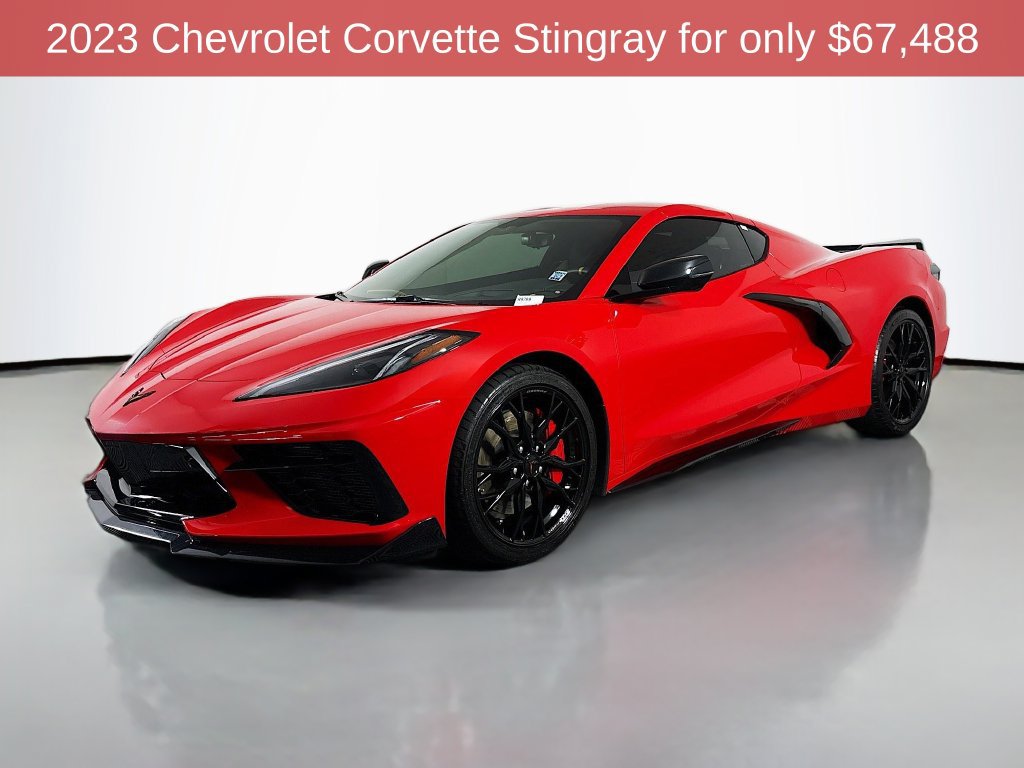 Used 2023 Chevrolet Corvette Stingray Preferred Cpe w/ Z51 Performance Package RWD image 3