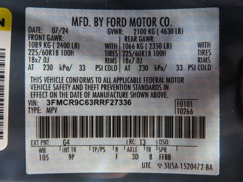 Used 2024 Ford Bronco Sport Outer Banks w/ Tech Package image 62