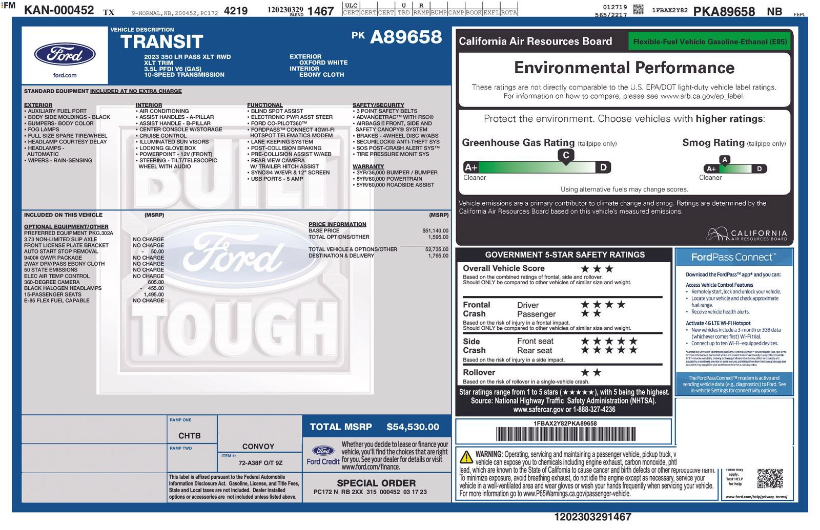 Used 2023 Ford Transit 350 XLT RWD image 41