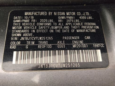 Used 2020 Nissan Rogue Sport S FWD image 33