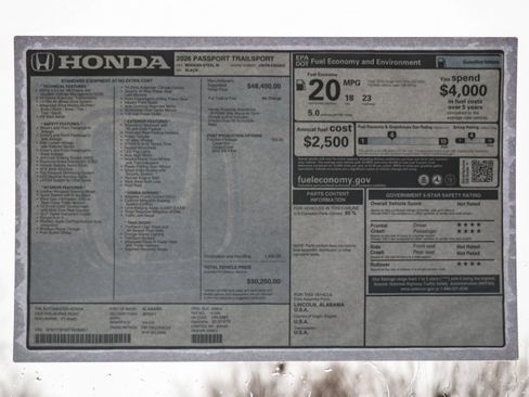 New 2026 Honda Passport TrailSport image 18