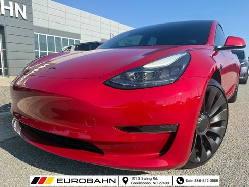 Used 2022 Tesla Model 3 Performance AWD/4WD image 1