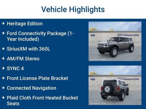 New 2026 Ford Bronco Heritage Edition image 3