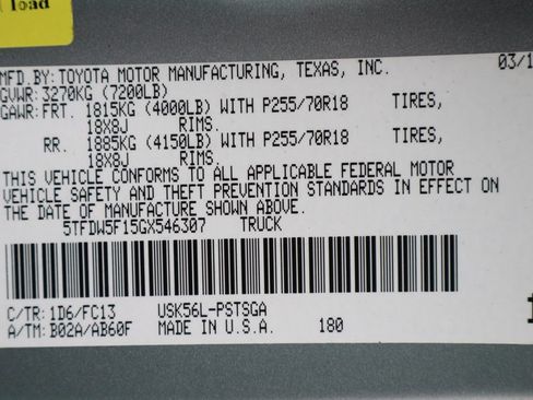 Used 2016 Toyota Tundra SR5 w/ SR5 Upgrade Package AWD/4WD image 51