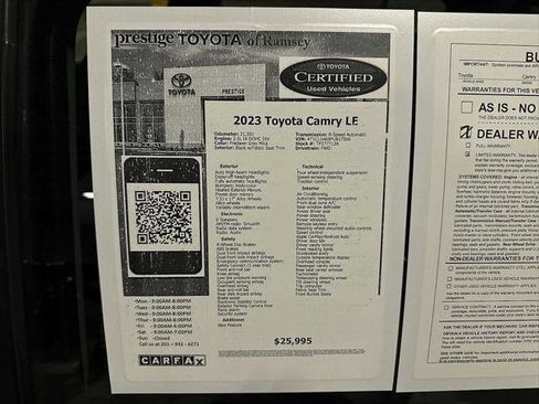 Certified 2023 Toyota Camry LE image 13
