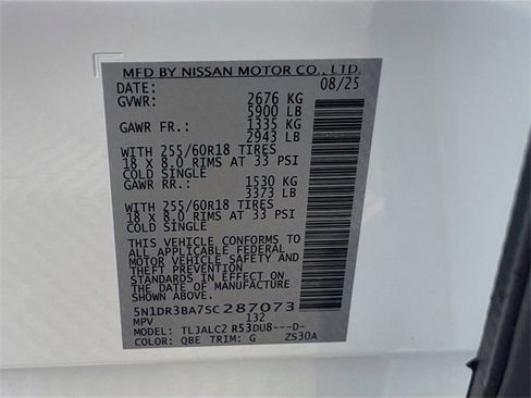 New 2025 Nissan Pathfinder SV image 21