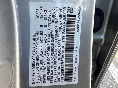 Certified 2026 Honda Civic Sport image 25