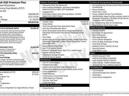 Used 2023 Audi SQ5 Premium Plus w/ Premium Plus Package image 3