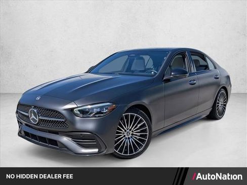 Certified 2025 Mercedes-Benz C 300 Sedan w/ AMG Line w/ Night Package image 1