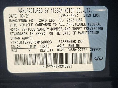 Used 2022 INFINITI Q50 Luxe w/ Cargo Package AWD/4WD image 21