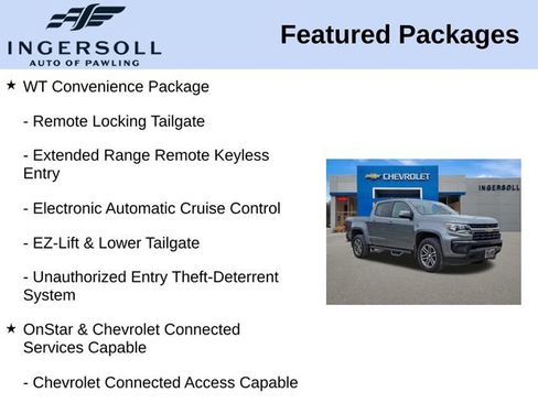 Used 2021 Chevrolet Colorado W/T w/ Custom Special Edition AWD/4WD image 15