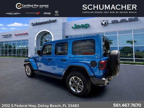Certified 2022 Jeep Wrangler Unlimited Sahara w/ LED Lighting Group AWD/4WD image 5
