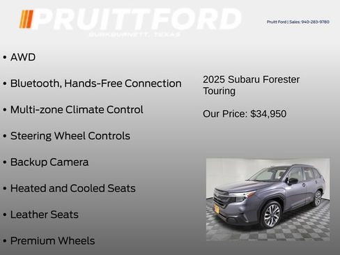 Used 2025 Subaru Forester Touring image 7