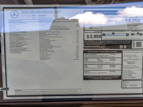 New 2026 Mercedes-Benz GLS 450 4MATIC image 36