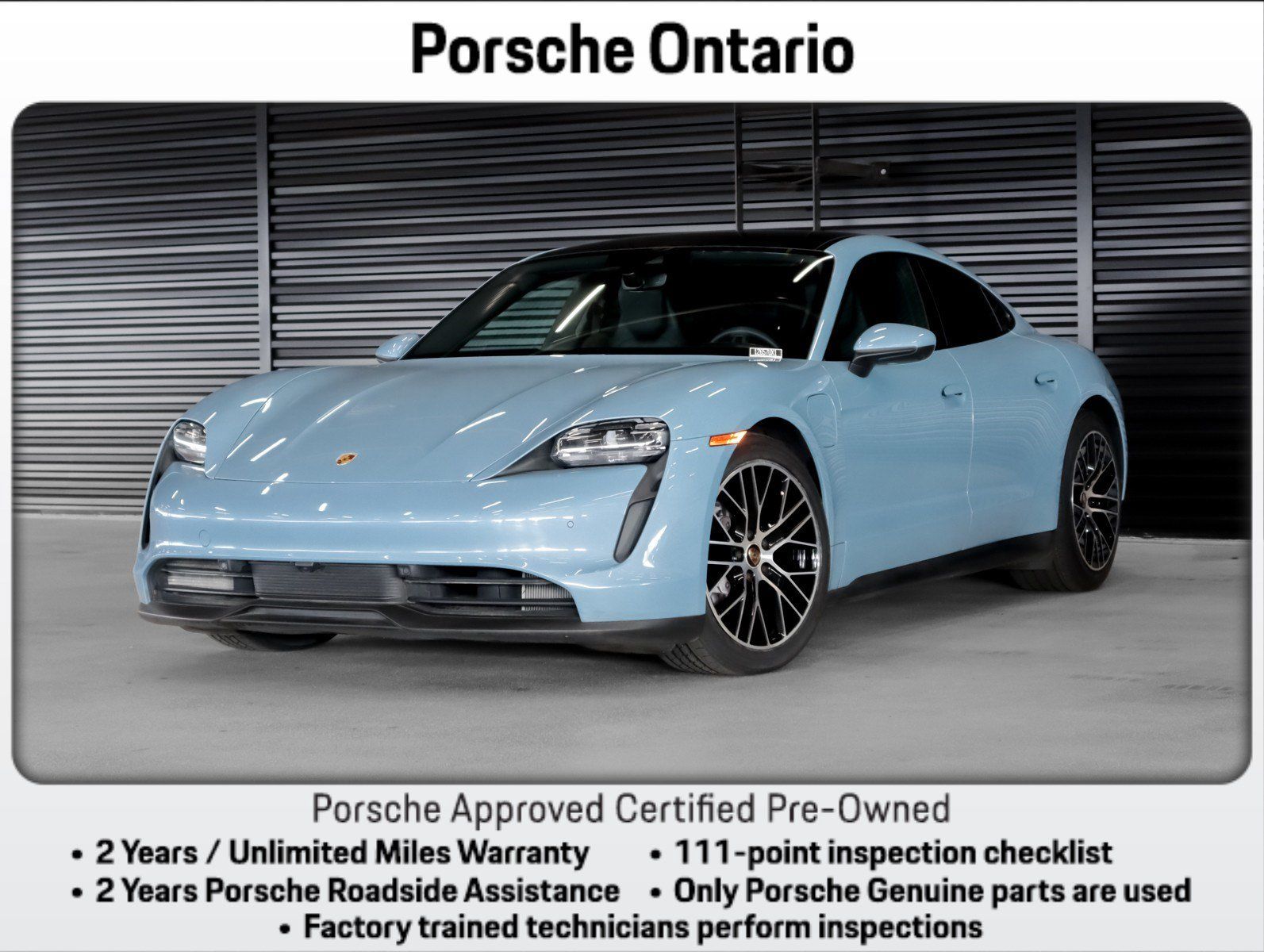 Certified 2021 Porsche Taycan RWD image 1