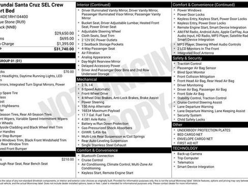Used 2024 Hyundai Santa Cruz SEL FWD image 2