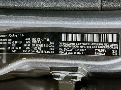 Used 2016 Jeep Renegade Sport w/ Power & Air Group image 12