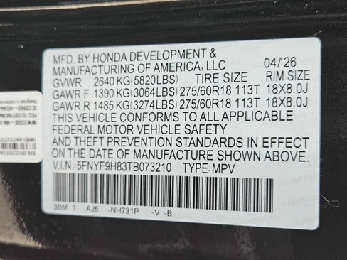 Certified 2026 Honda Passport TrailSport Elite image 32