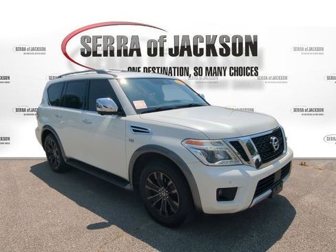 Used 2018 Nissan Armada Platinum w/ Captain Seat Package AWD/4WD image 9