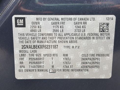 Used 2015 Chevrolet Equinox LT w/ Driver Convenience Package FWD image 29