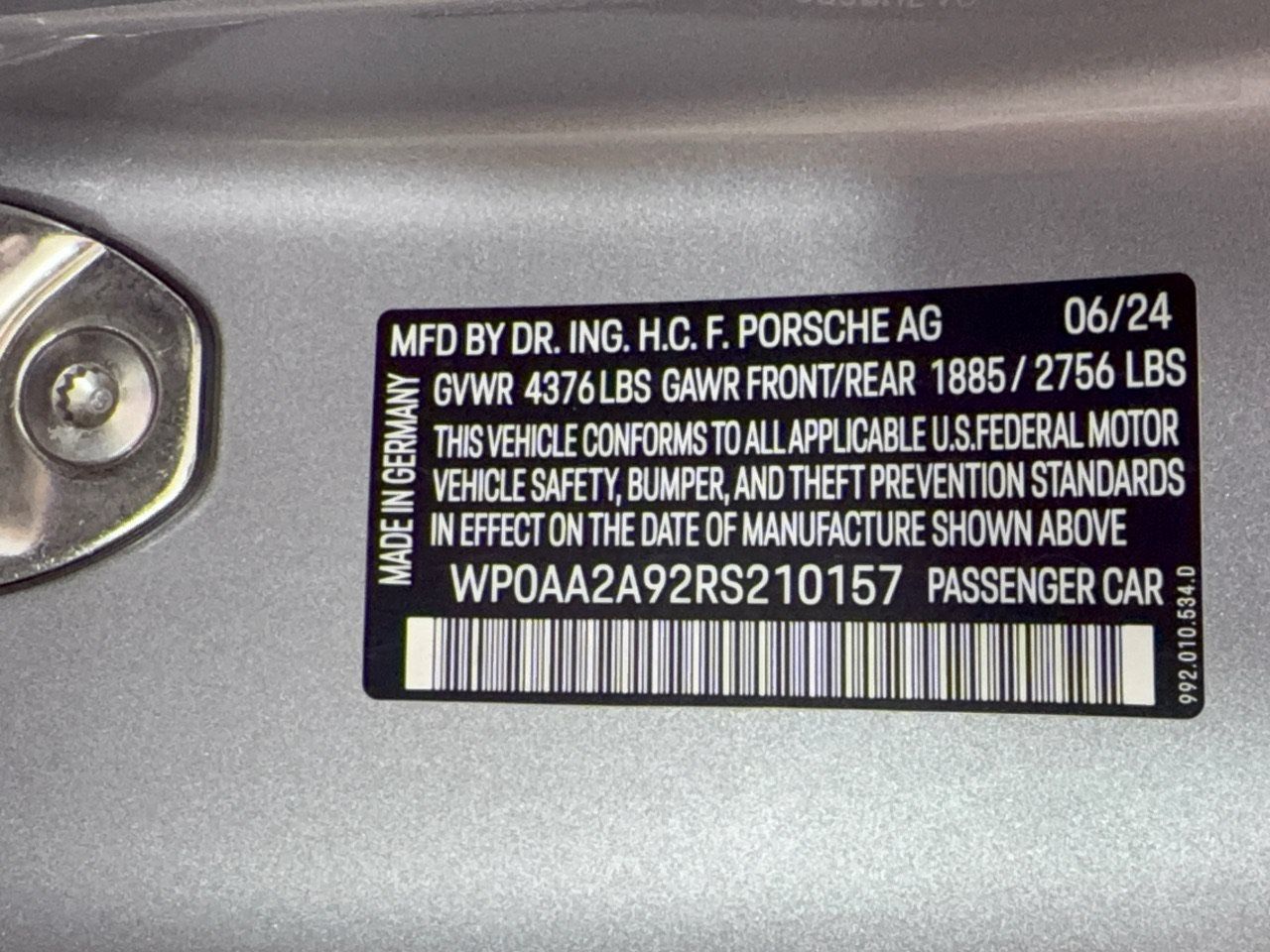 Certified 2024 Porsche 911 Carrera 4 AWD/4WD image 34