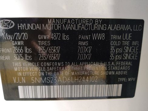 Used 2020 Hyundai Santa Fe SE image 33